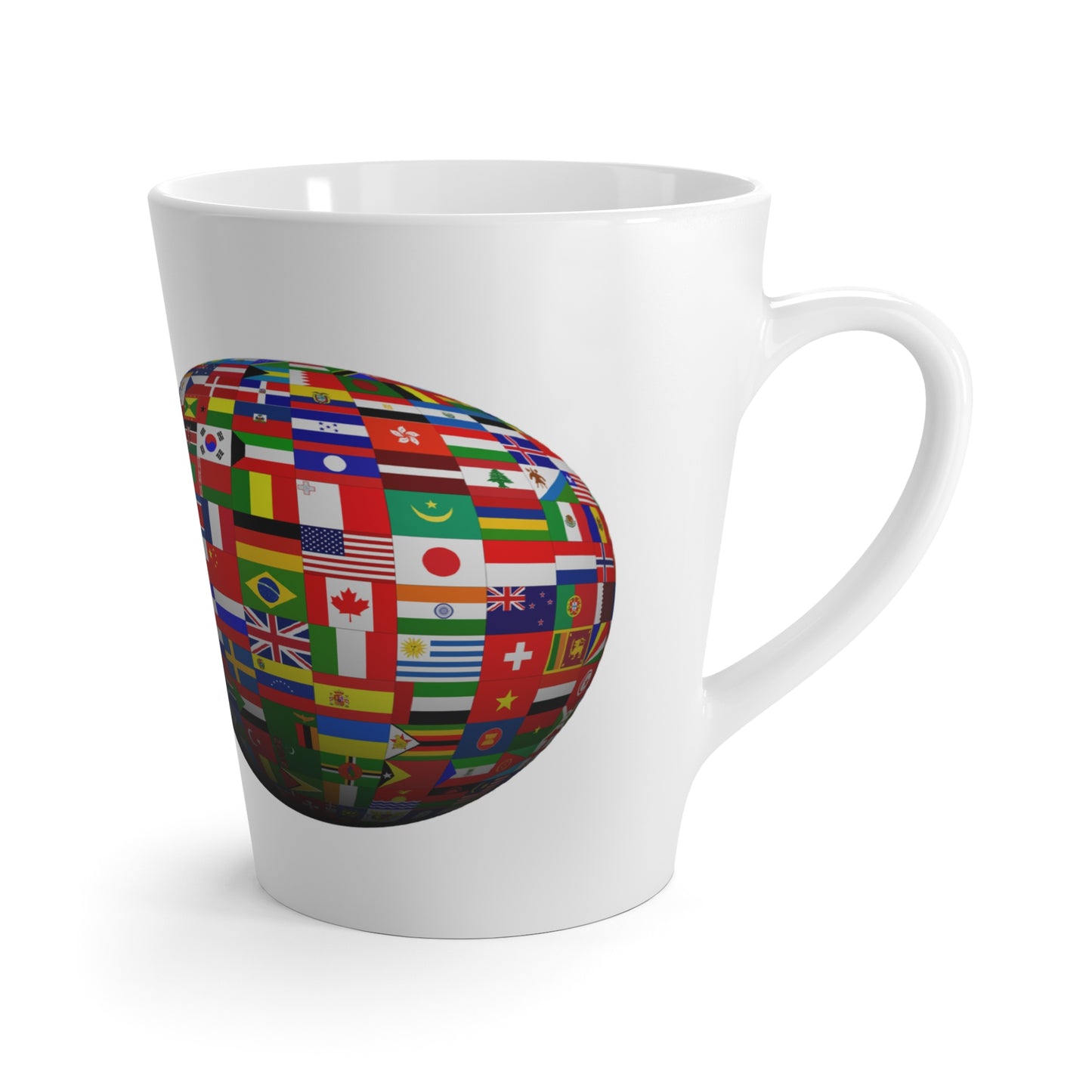Latte Mug - 12oz -Strength Knows No Borders