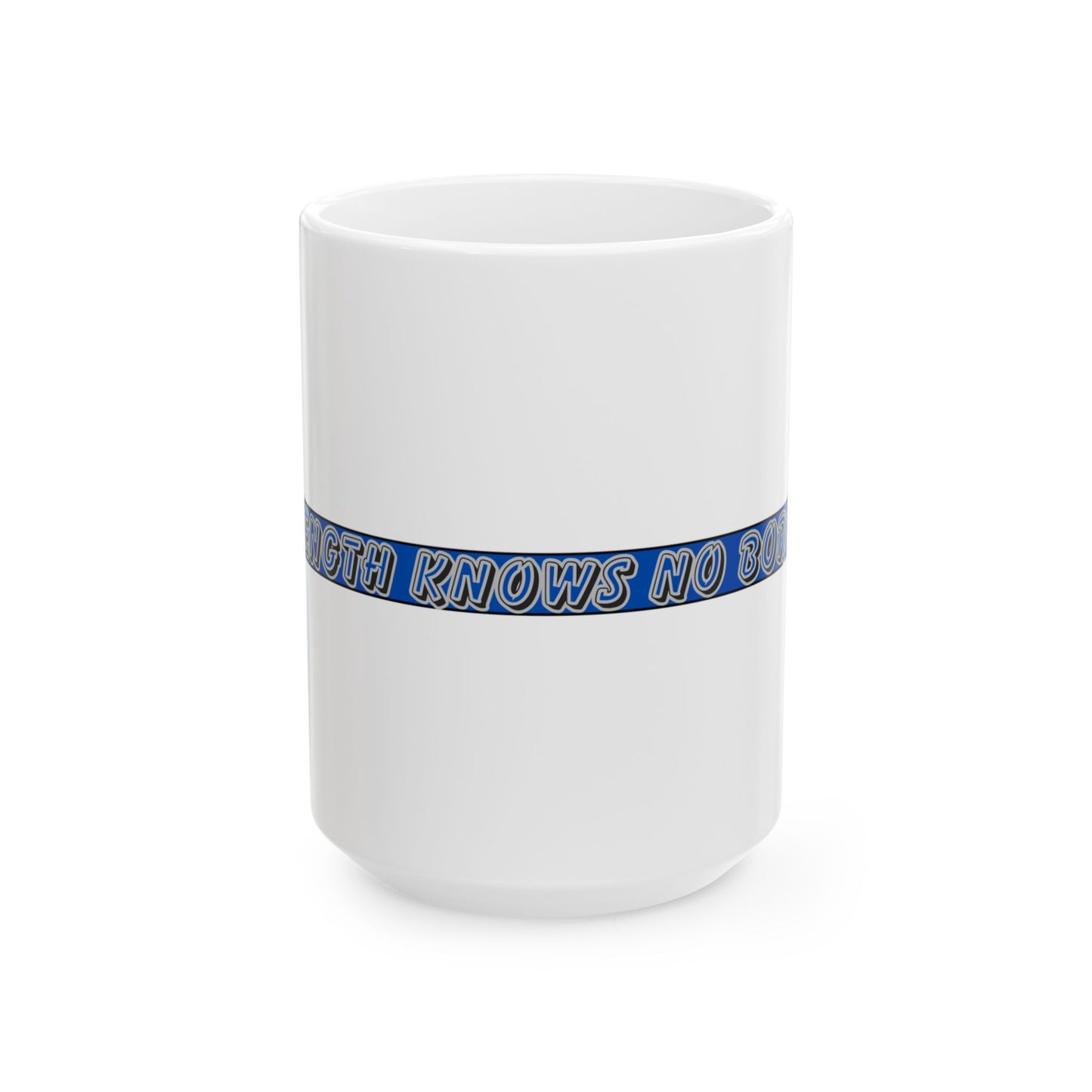 Thin Blue Line Mug - Strength Knows No Borders