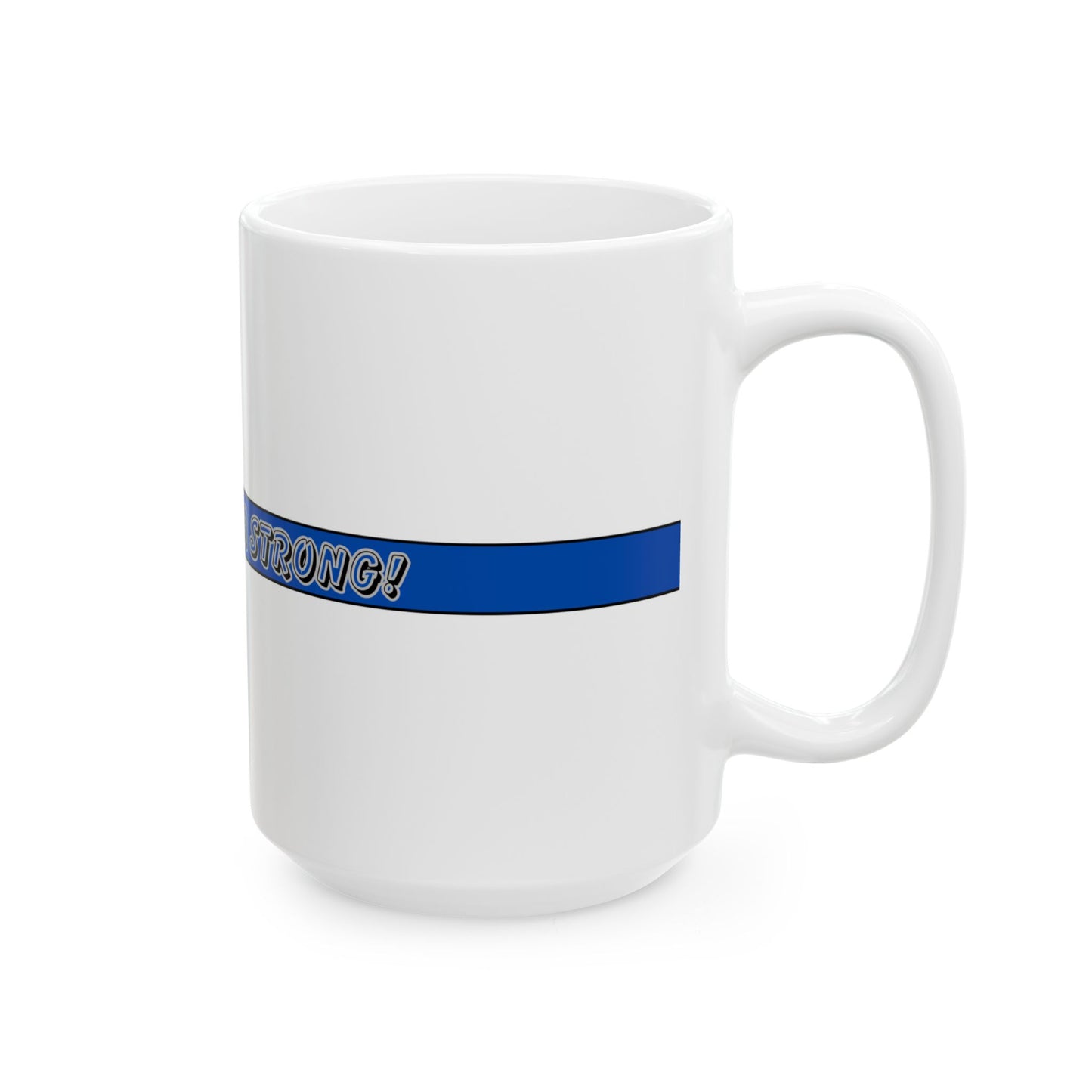 Thin Blue Line Mug - Get Gorilla Strong