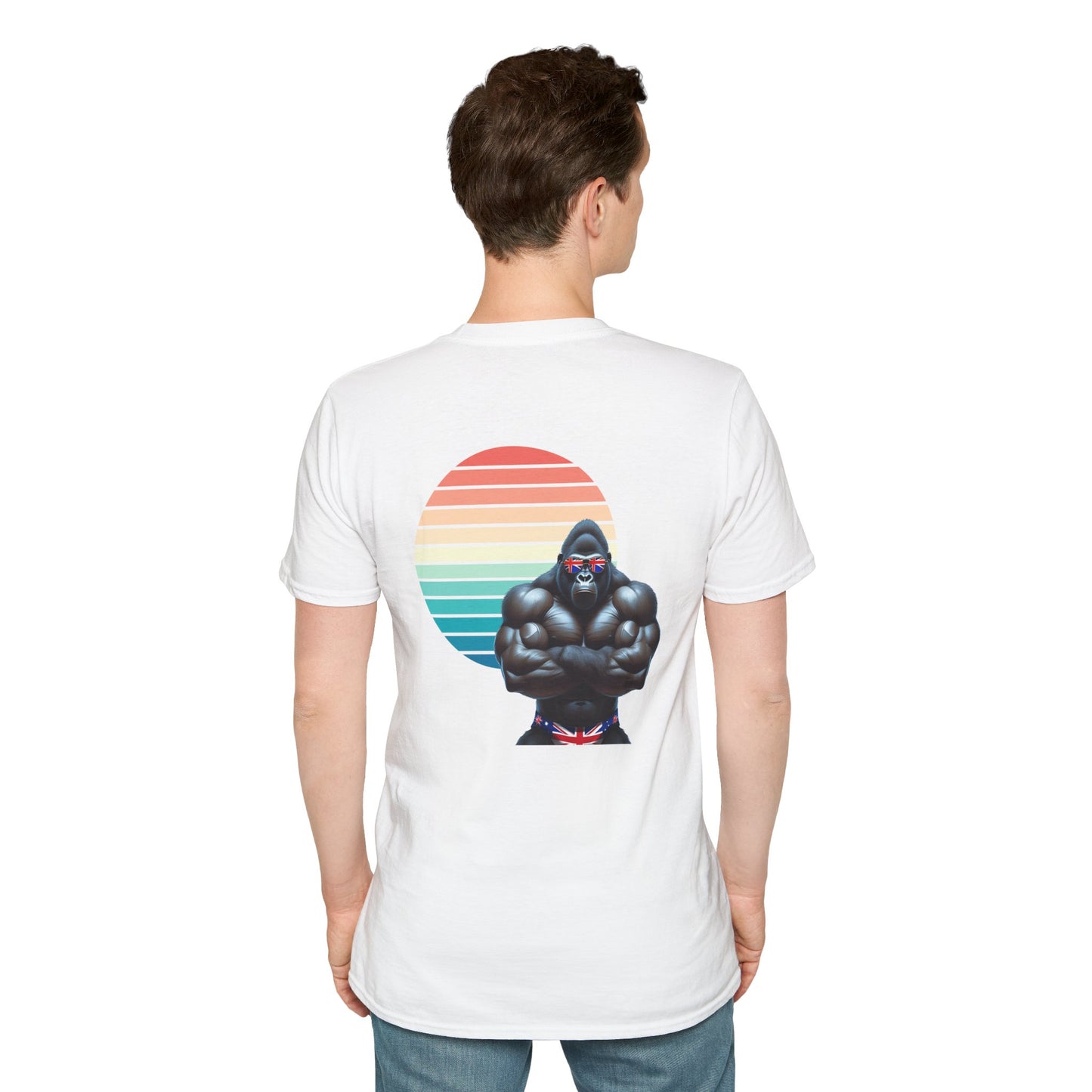 80's-Inspired Retro Graphic Tee - Australian Flag