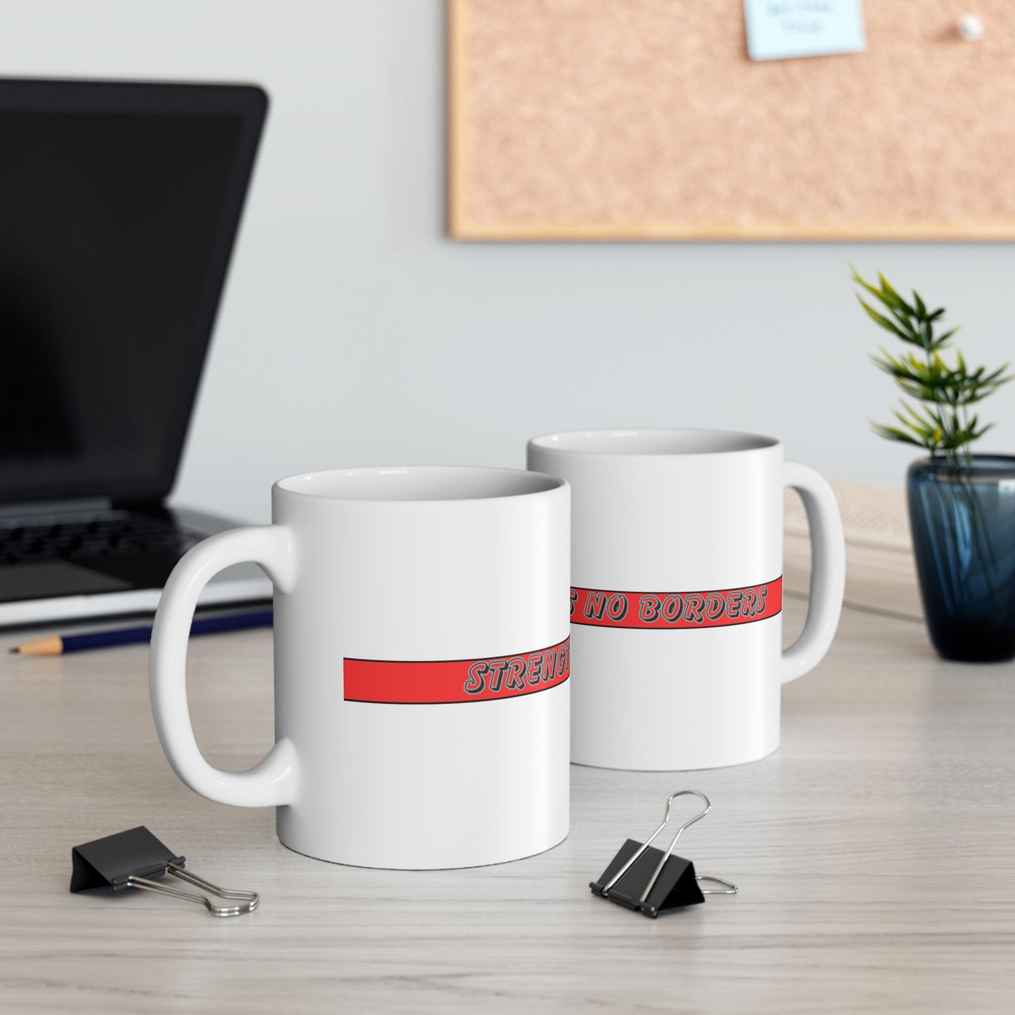 Thin Red Line Mug - Strength Knows No Borders