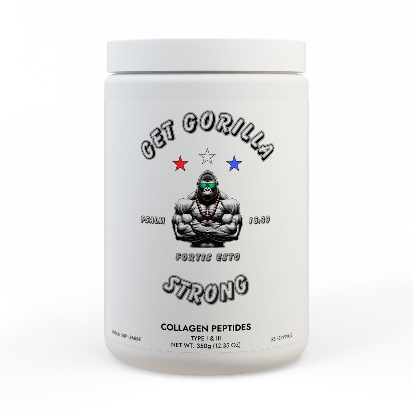 Collagen Peptides Type I & III Supplement (350g, 12.3oz)
