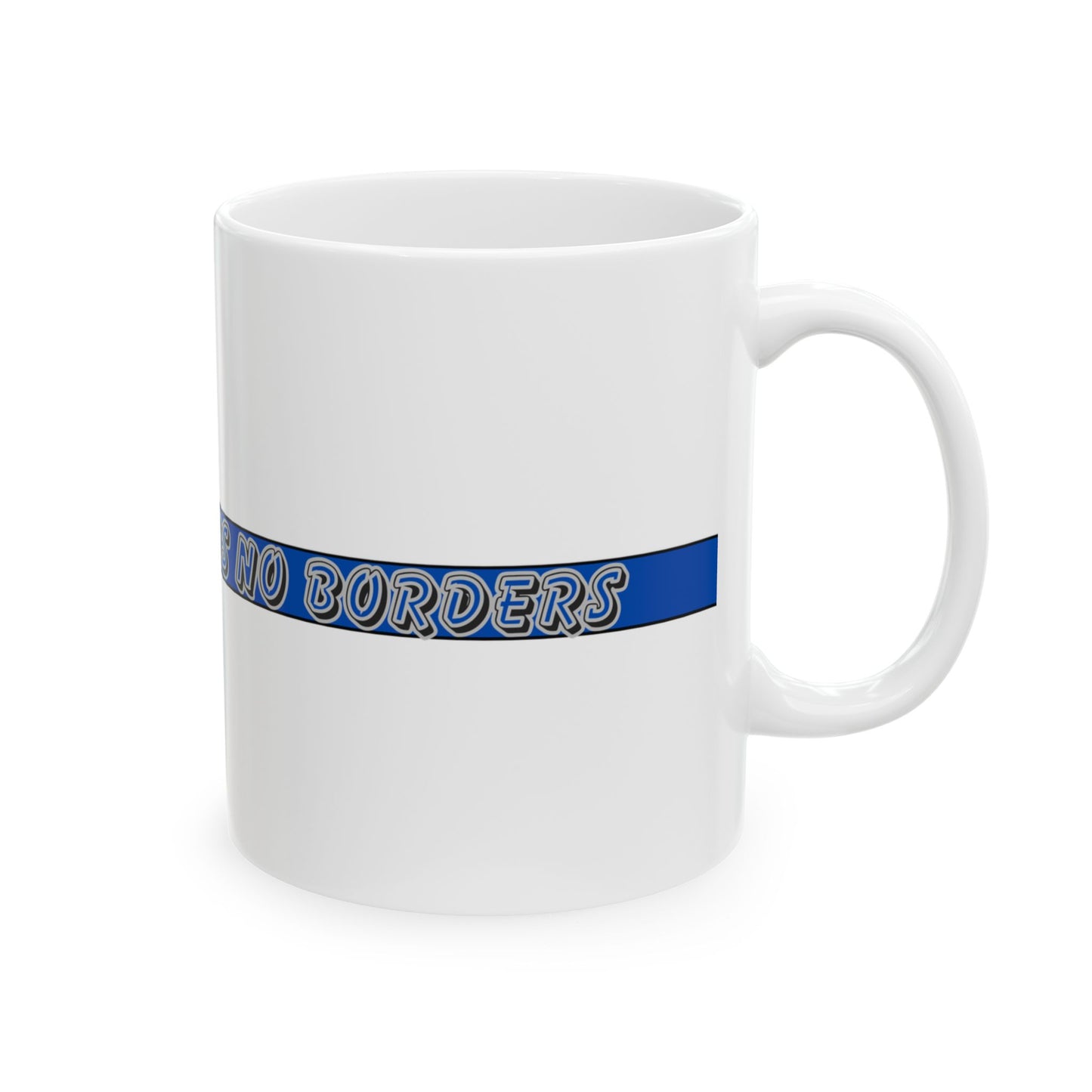 Thin Blue Line Mug - Strength Knows No Borders