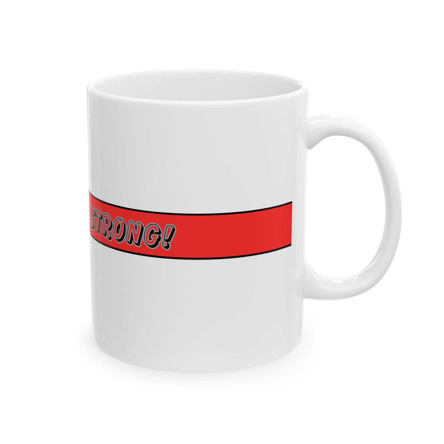 Thin Red Line Mug - Get Gorilla Strong