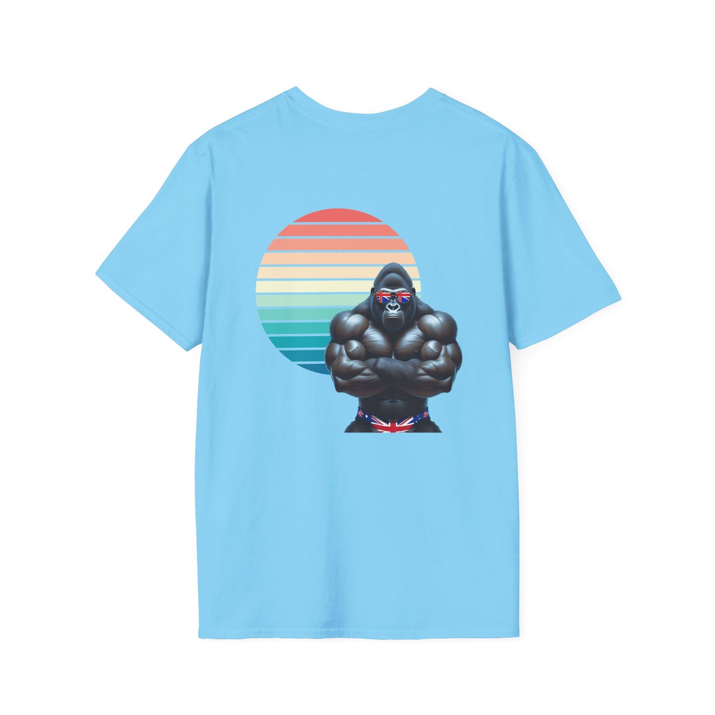 80's-Inspired Retro Graphic Tee - Australian Flag