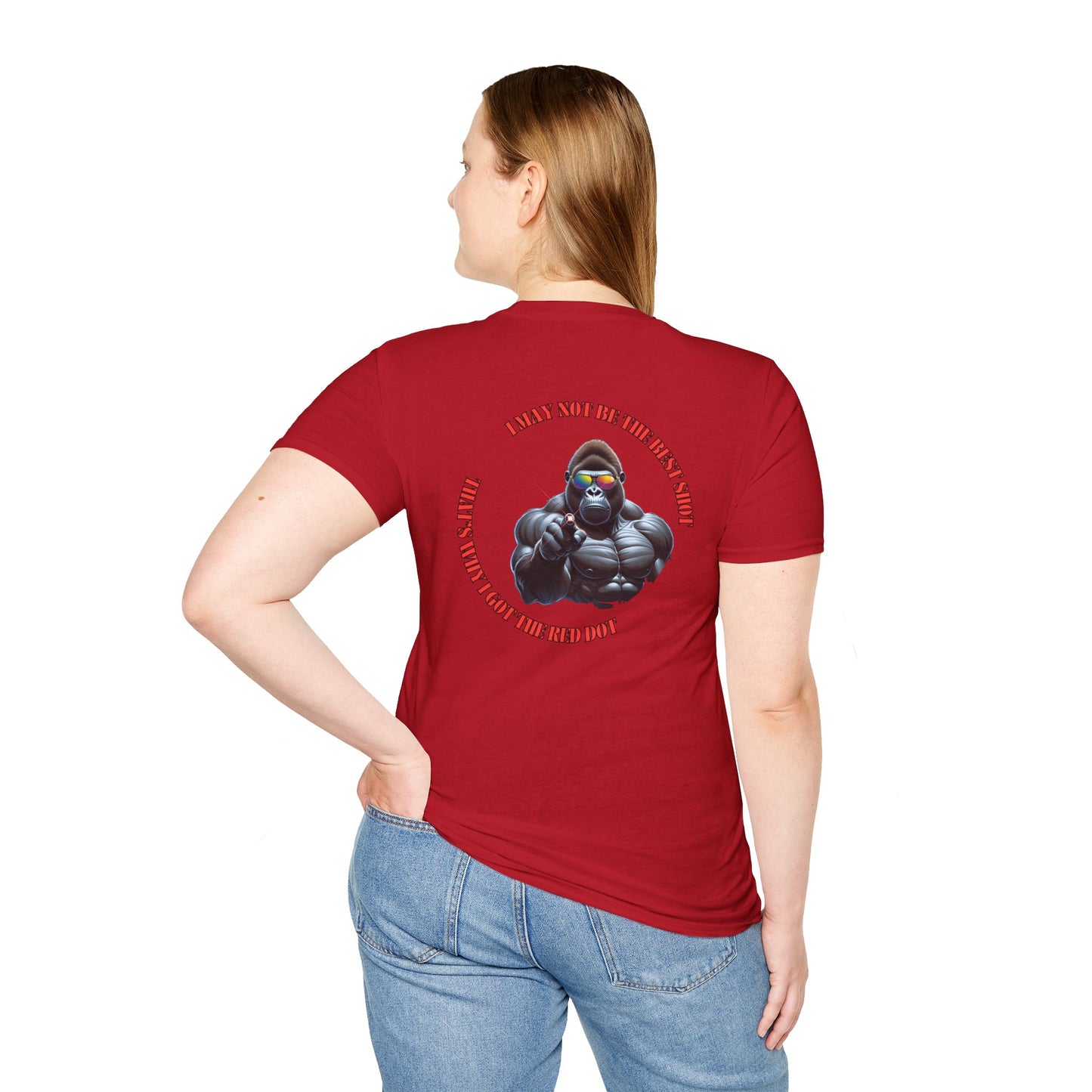 Laser Pointer T-Shirt - Funny - I May Not Be the Best Shot...