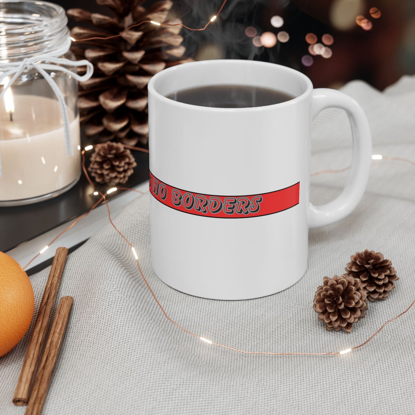 Thin Red Line Mug - Strength Knows No Borders