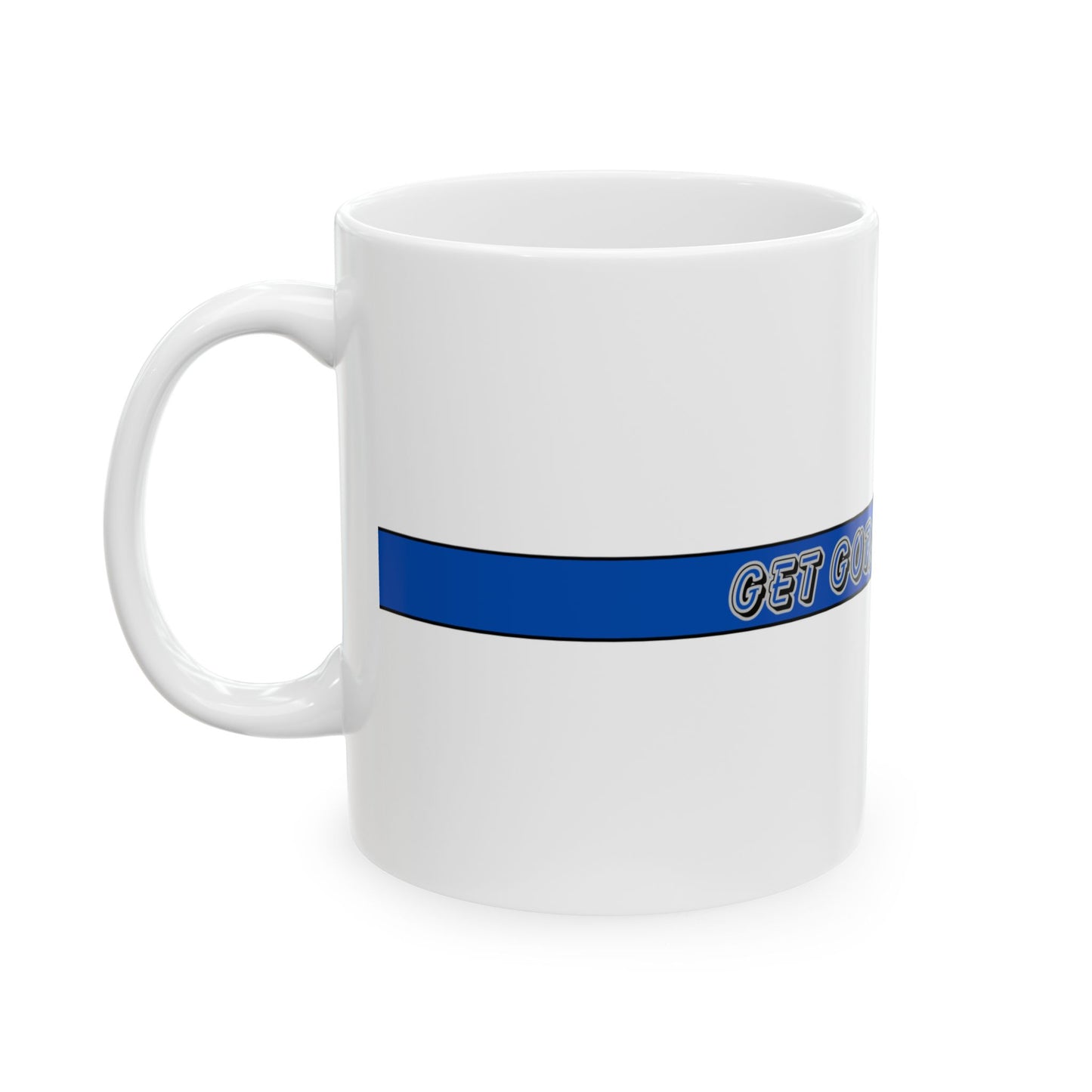 Thin Blue Line Mug - Get Gorilla Strong