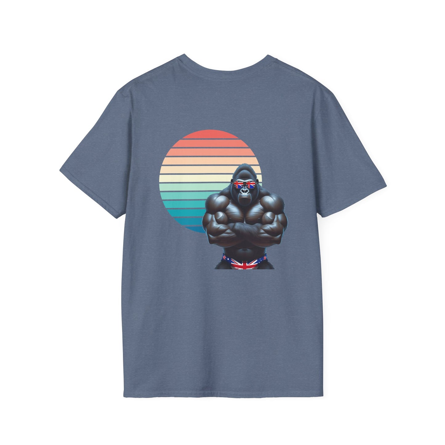 80's-Inspired Retro Graphic Tee - Australian Flag