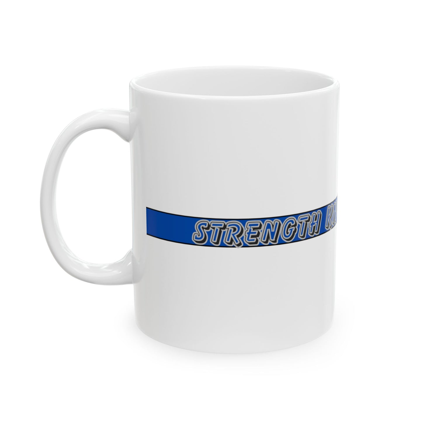 Thin Blue Line Mug - Strength Knows No Borders