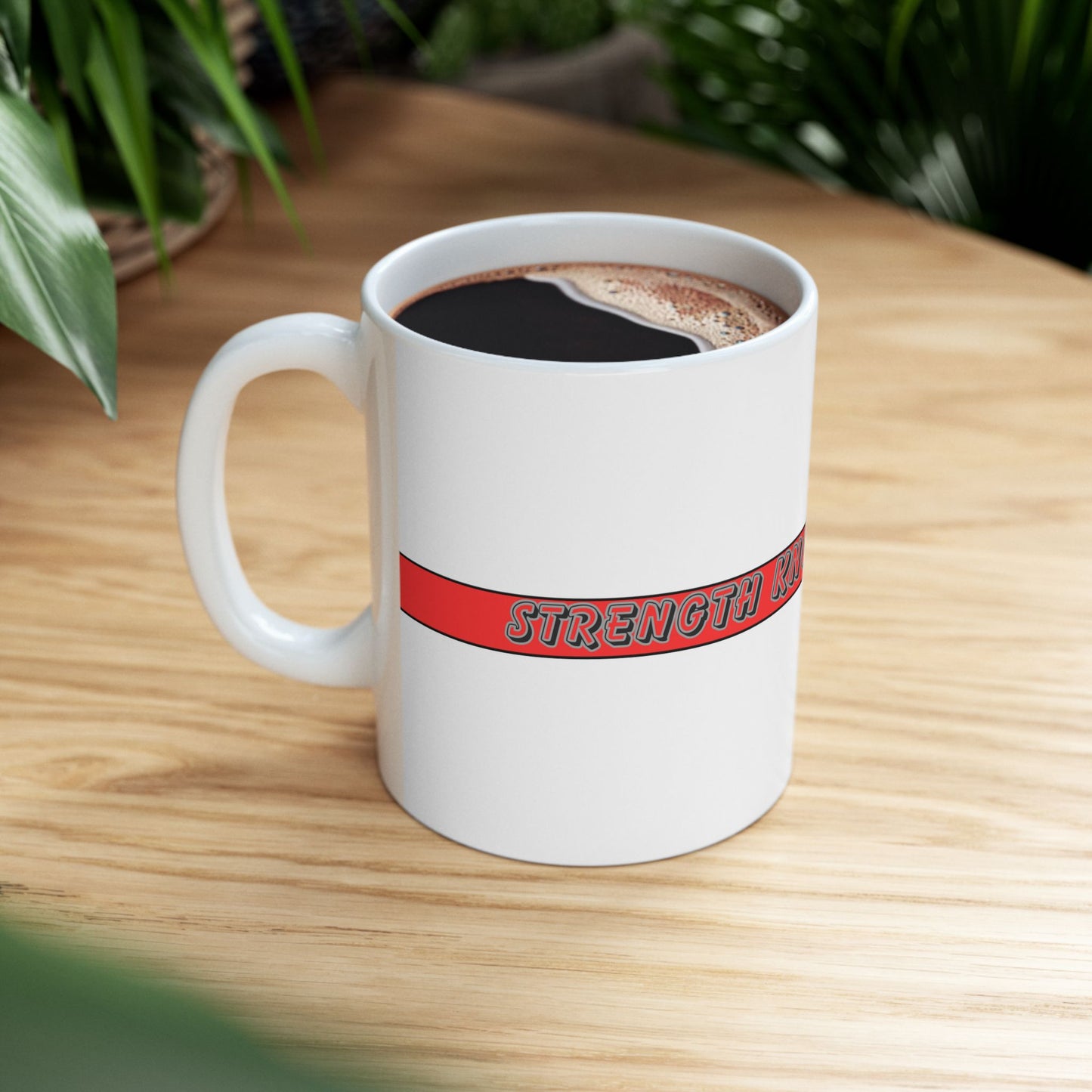 Thin Red Line Mug - Strength Knows No Borders