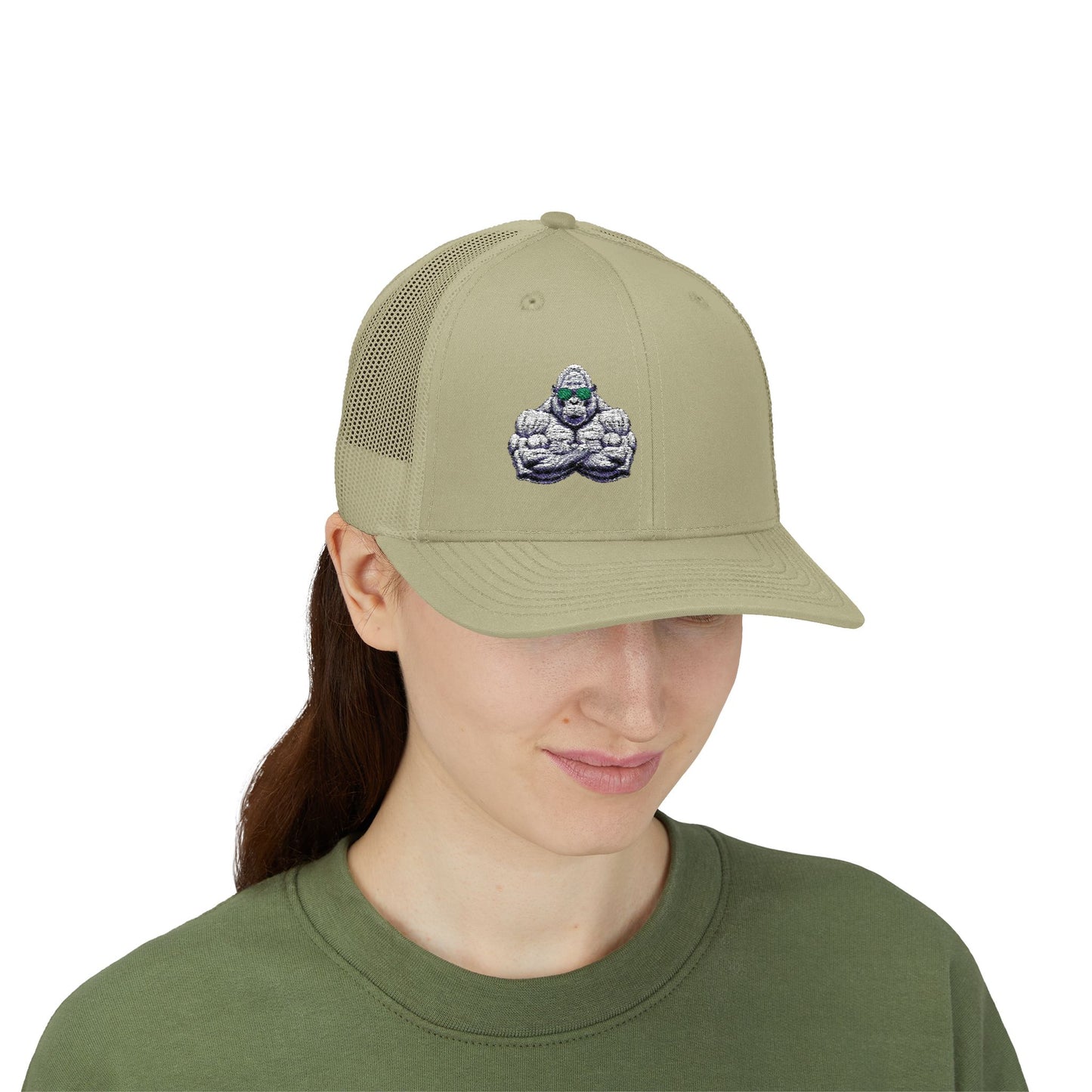 Embroidered Snapback Trucker Cap