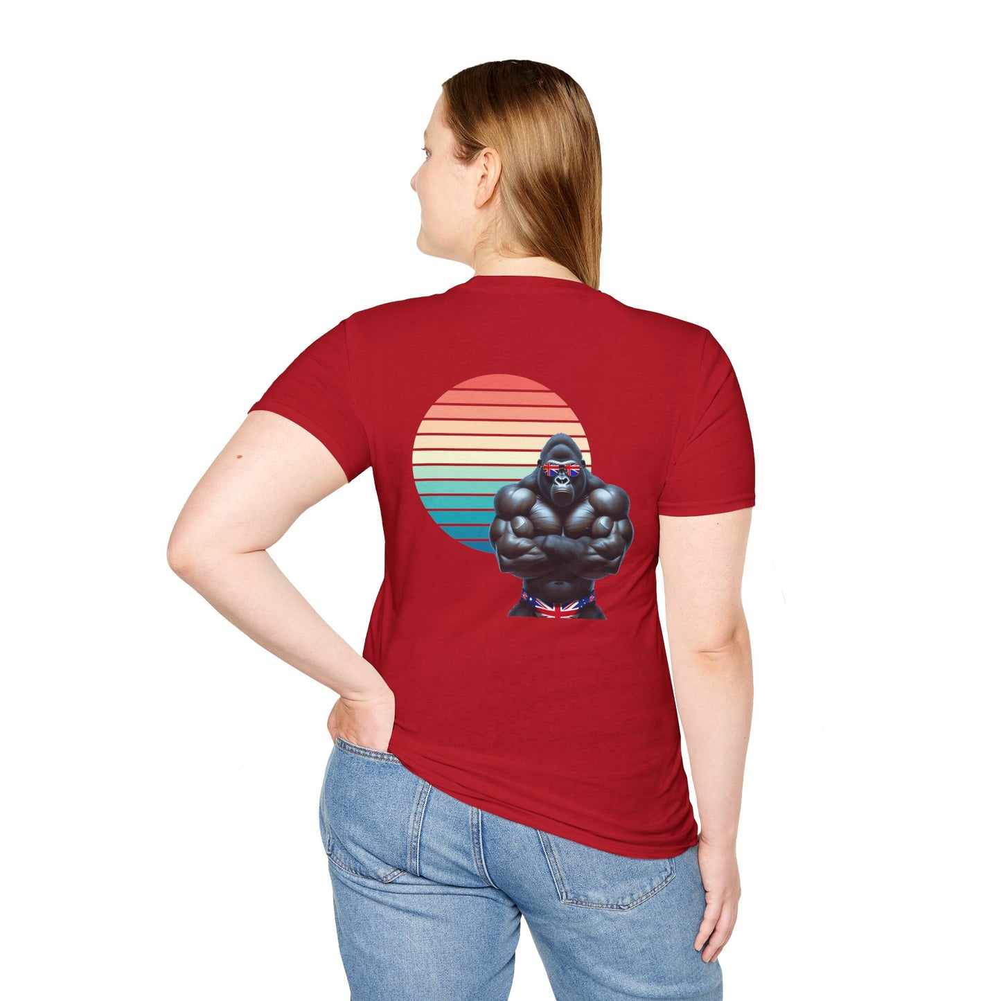 80's-Inspired Retro Graphic Tee - Australian Flag