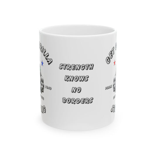'Get Gorilla Strong!' Ceramic Mug, 11oz or 15oz