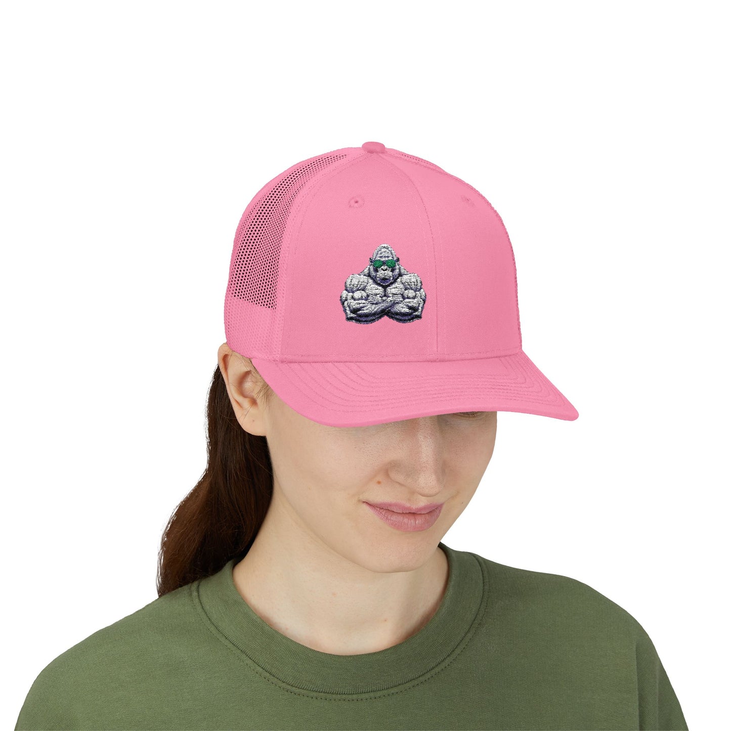 Embroidered Snapback Trucker Cap
