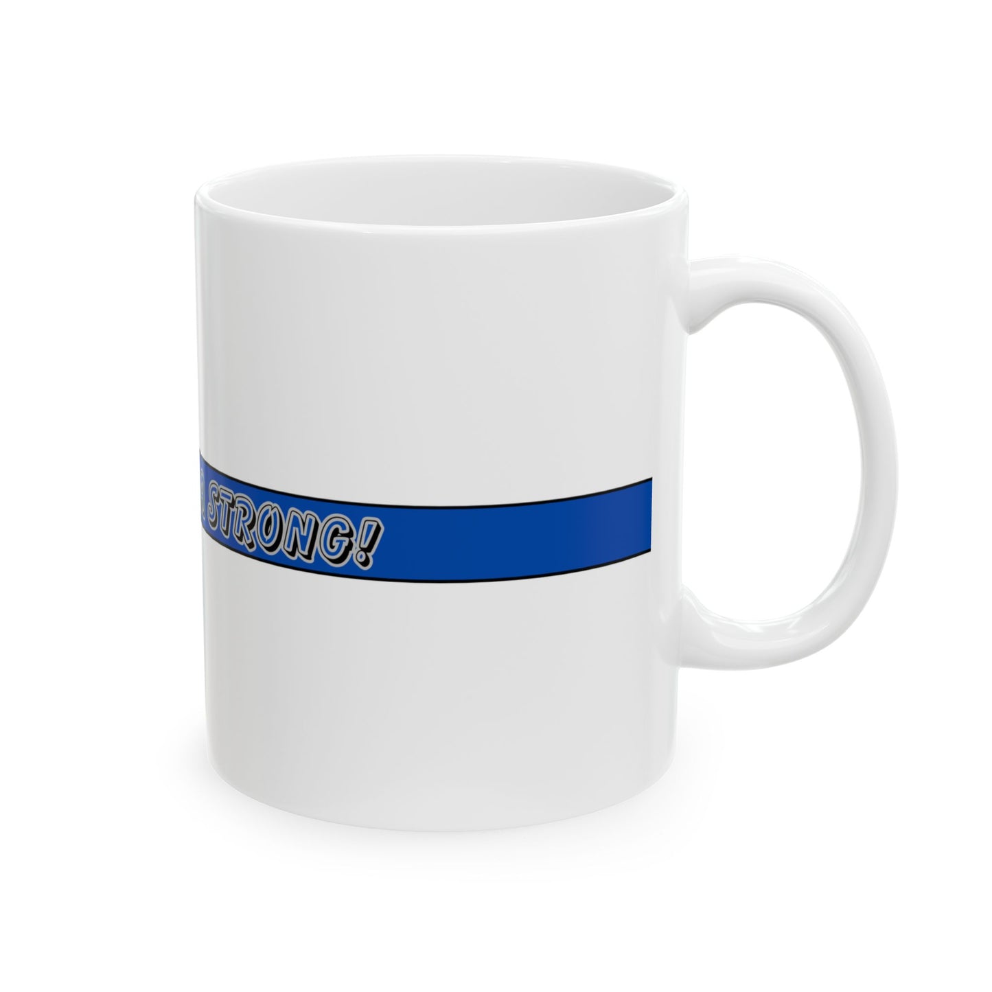 Thin Blue Line Mug - Get Gorilla Strong