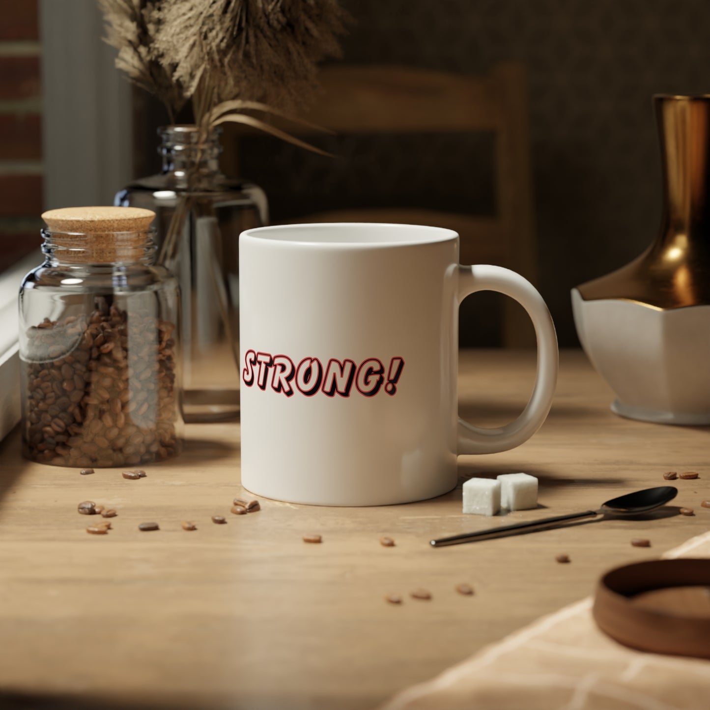 Jumbo Mug, 20oz Get Gorilla Strong!