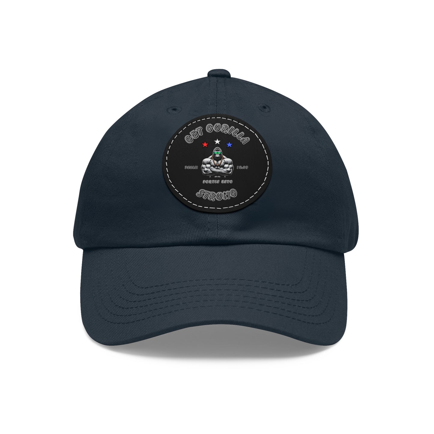 Stylish Dad Hat with Leather Patch