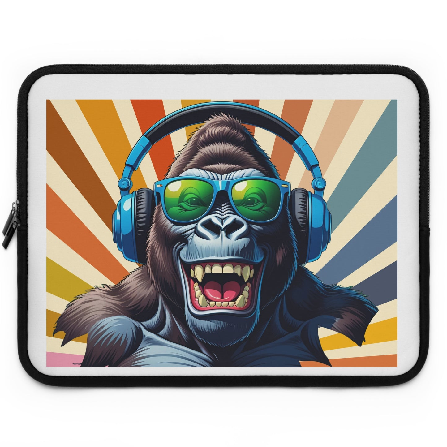 Music Makes Me Happy Laptop Sleeve