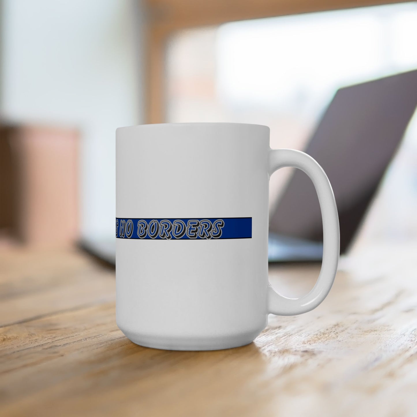 Thin Blue Line Mug - Strength Knows No Borders