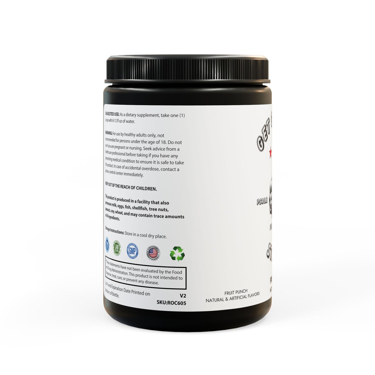 Pre-Workout Supplement - Fruit Punch Flavor - (204g, 7.1oz)