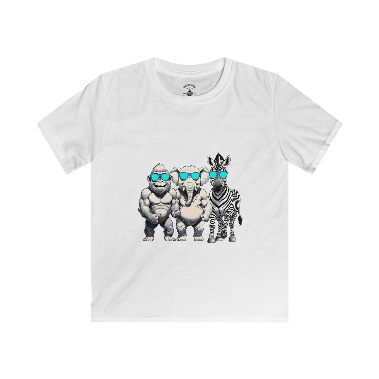 Animal Friends Kids Tee for Boys and Girls