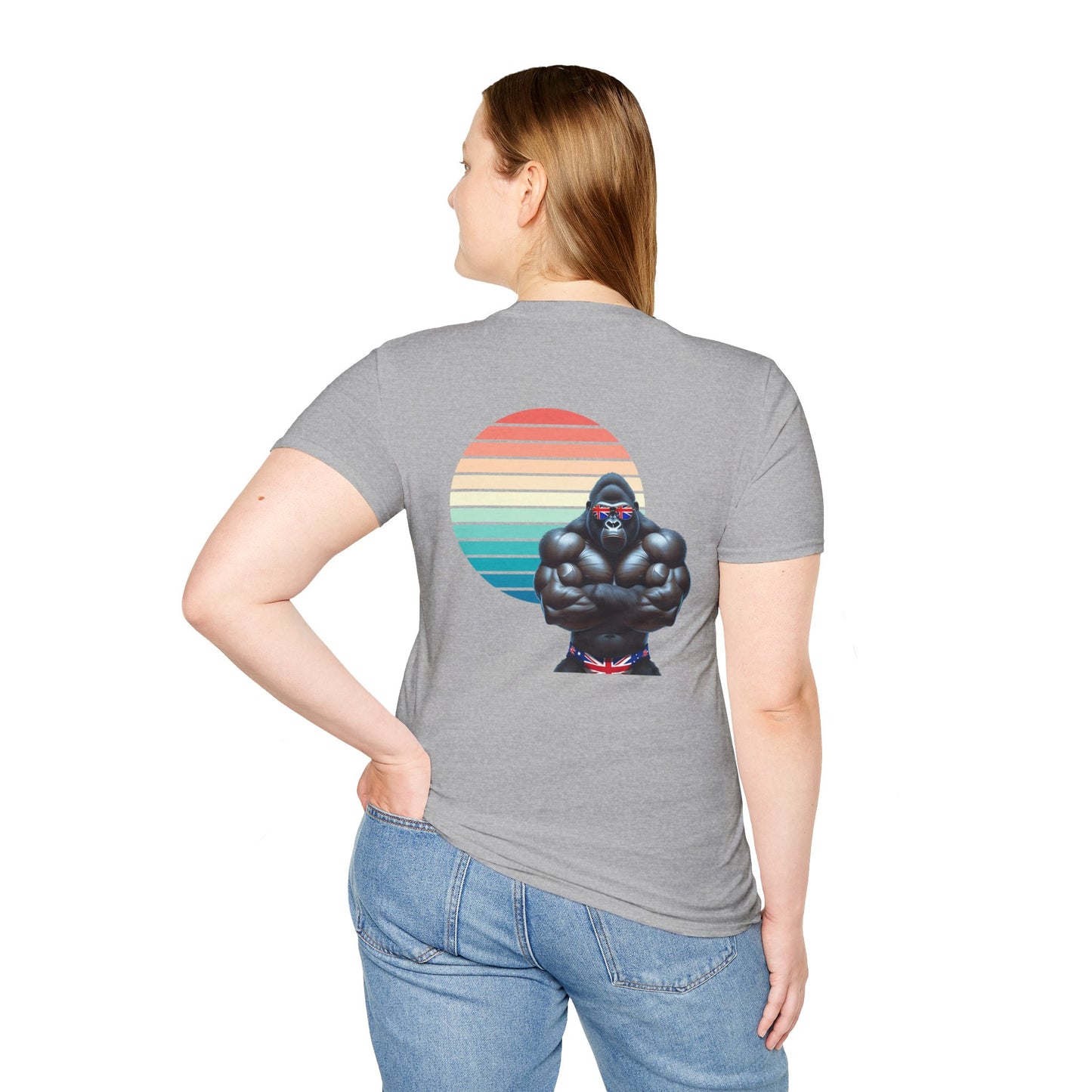 80's-Inspired Retro Graphic Tee - Australian Flag
