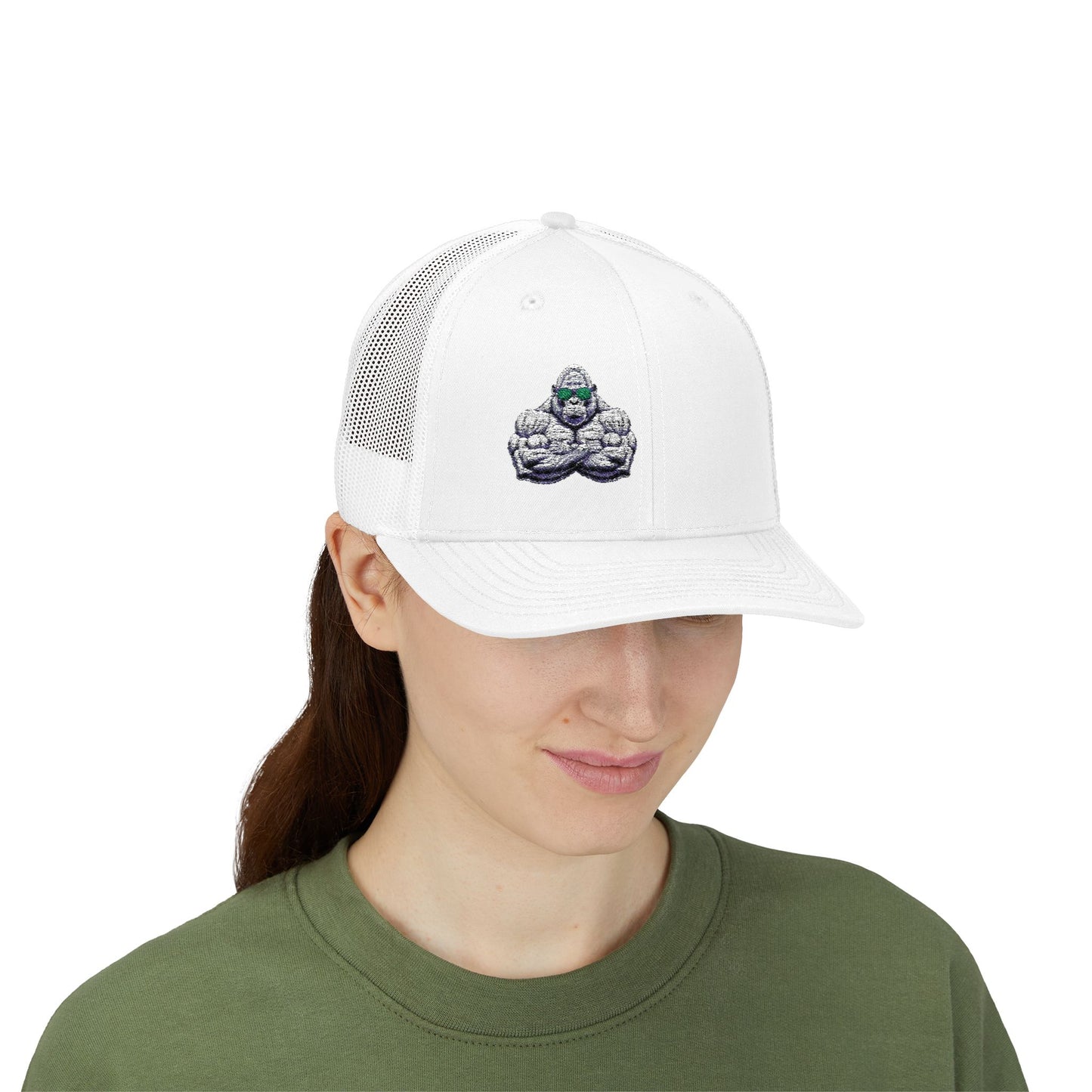 Embroidered Snapback Trucker Cap