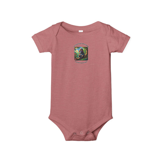 Infant Jersey - One Piece - I Get my Attitude from My Momma & My Grip from My Daddy!
