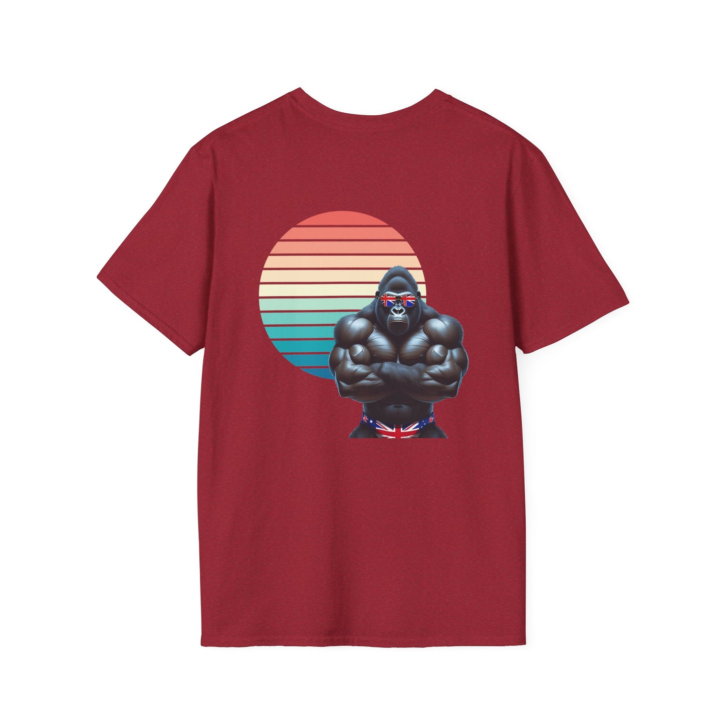 80's-Inspired Retro Graphic Tee - Australian Flag