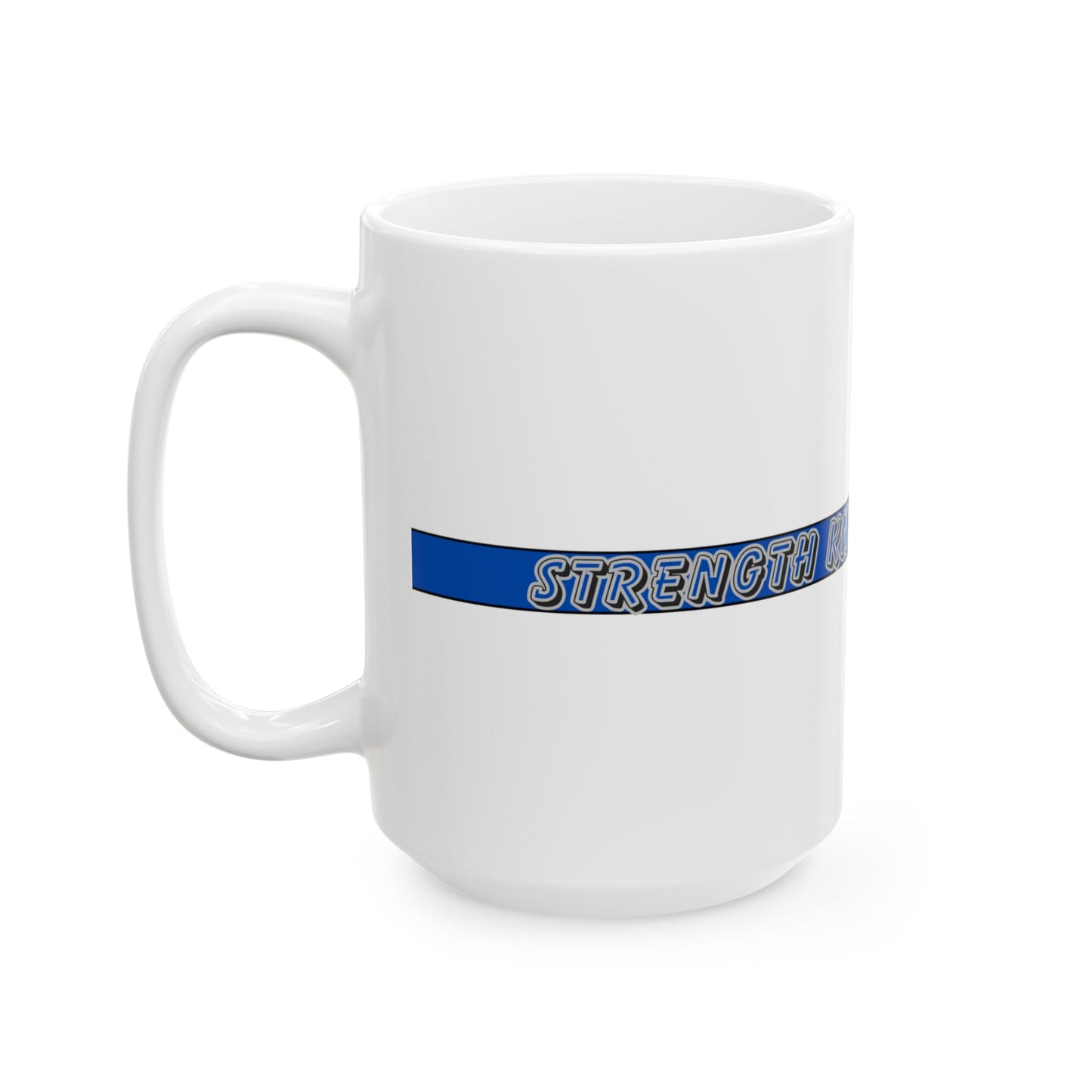 Thin Blue Line Mug - Strength Knows No Borders