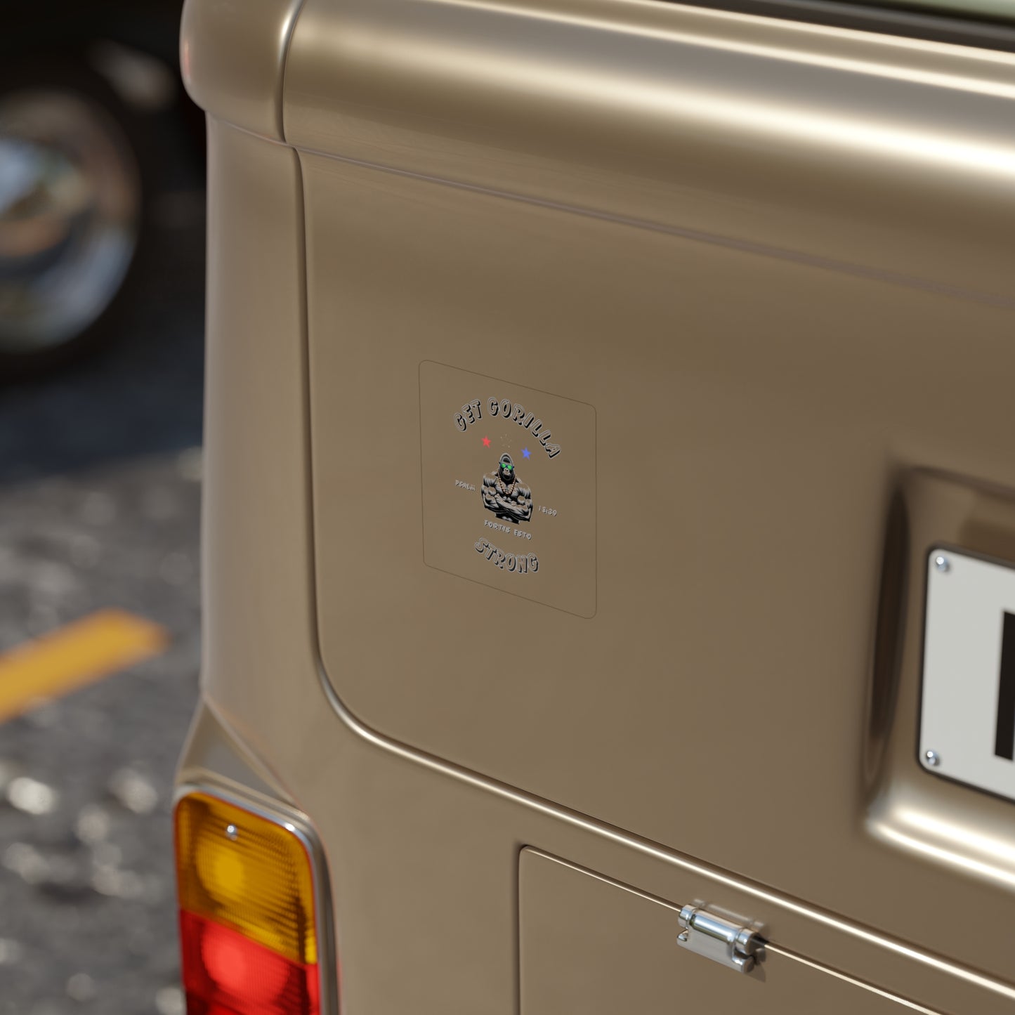 Get Gorilla Strong! Die-Cut Sticker Outdoor Sticker