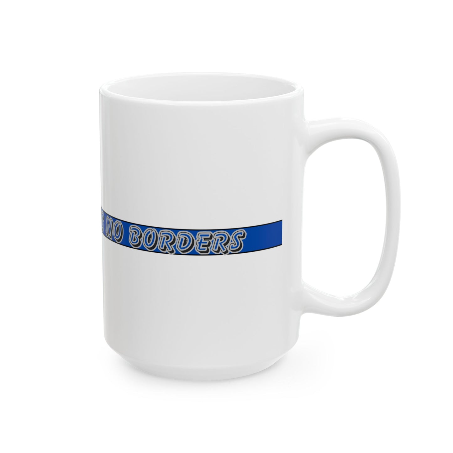 Thin Blue Line Mug - Strength Knows No Borders