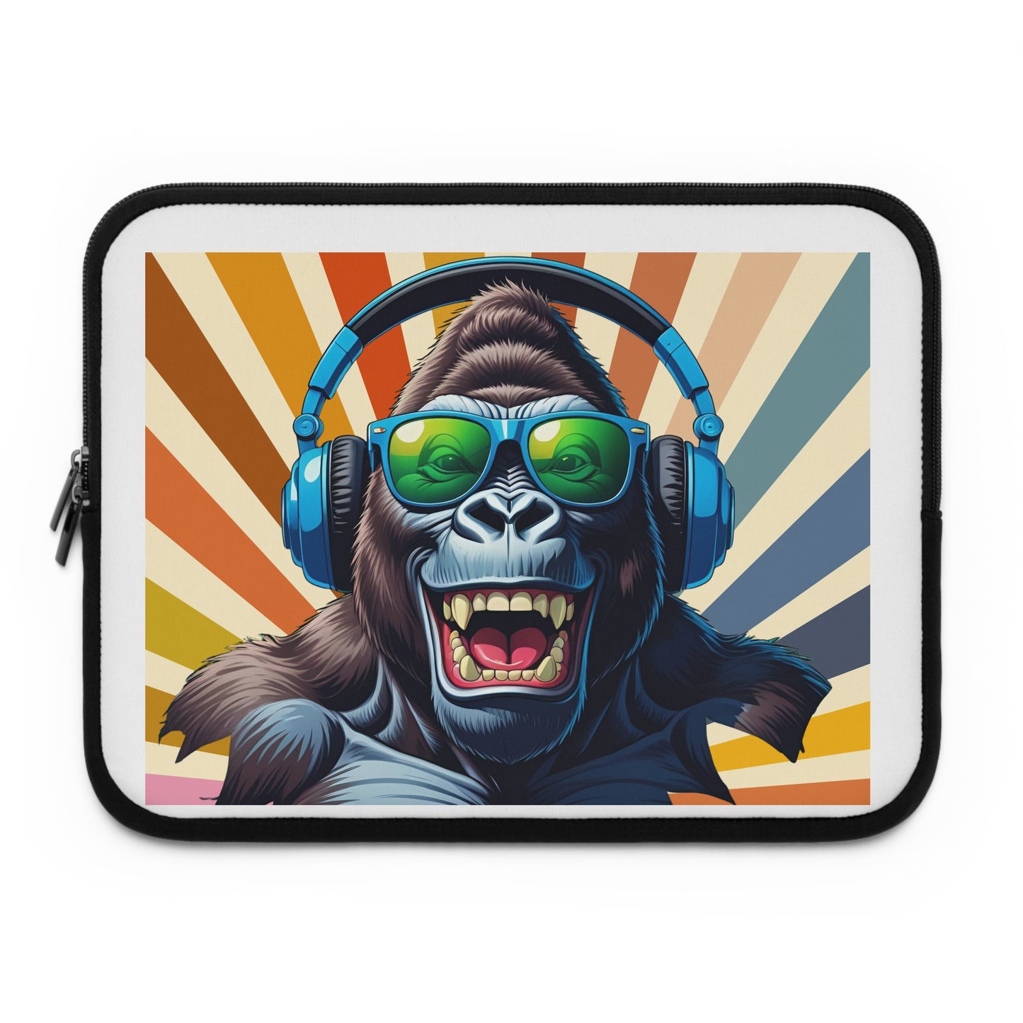 Music Makes Me Happy Laptop Sleeve