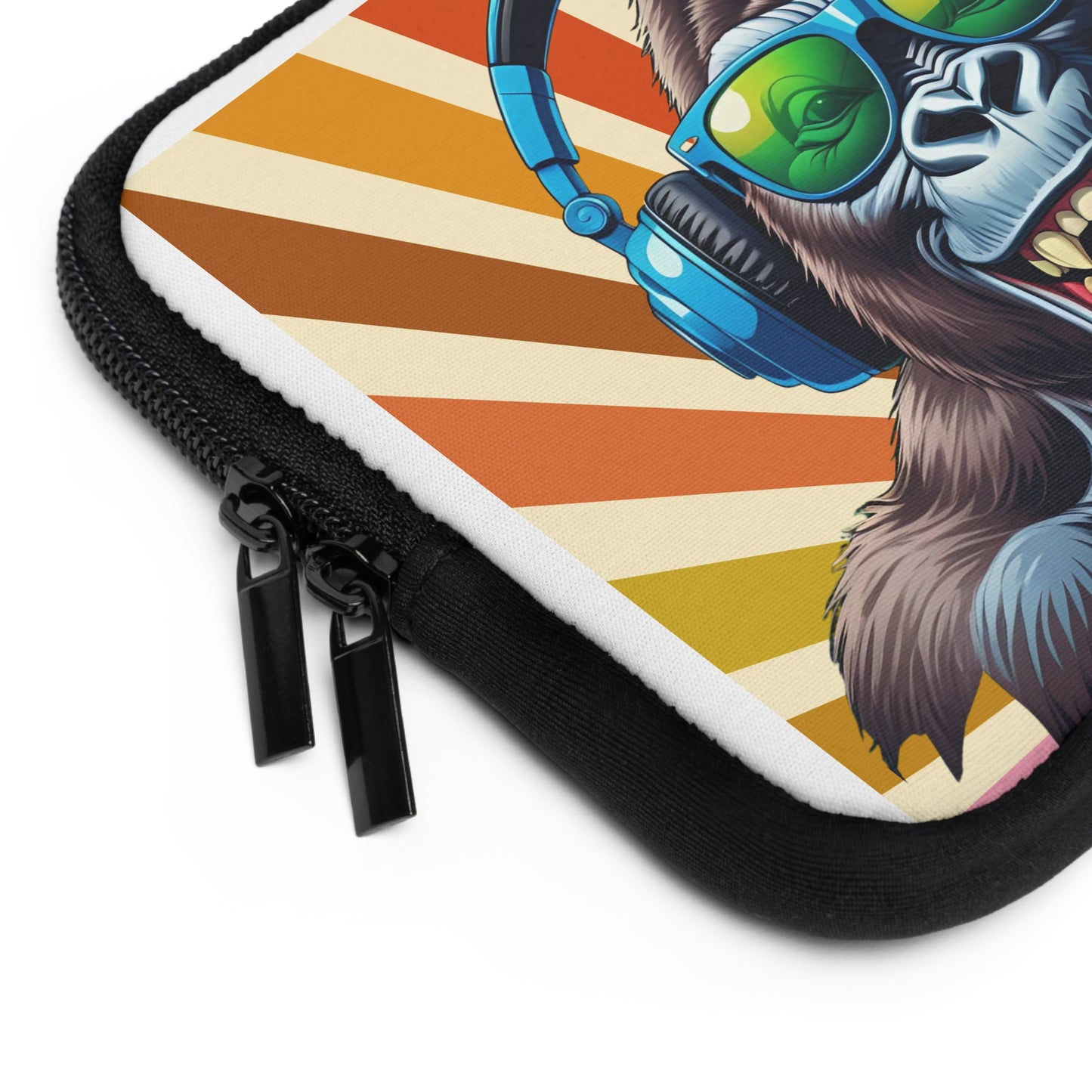 Music Makes Me Happy Laptop Sleeve