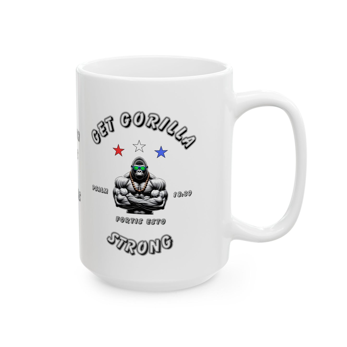 'Get Gorilla Strong!' Ceramic Mug, 11oz or 15oz