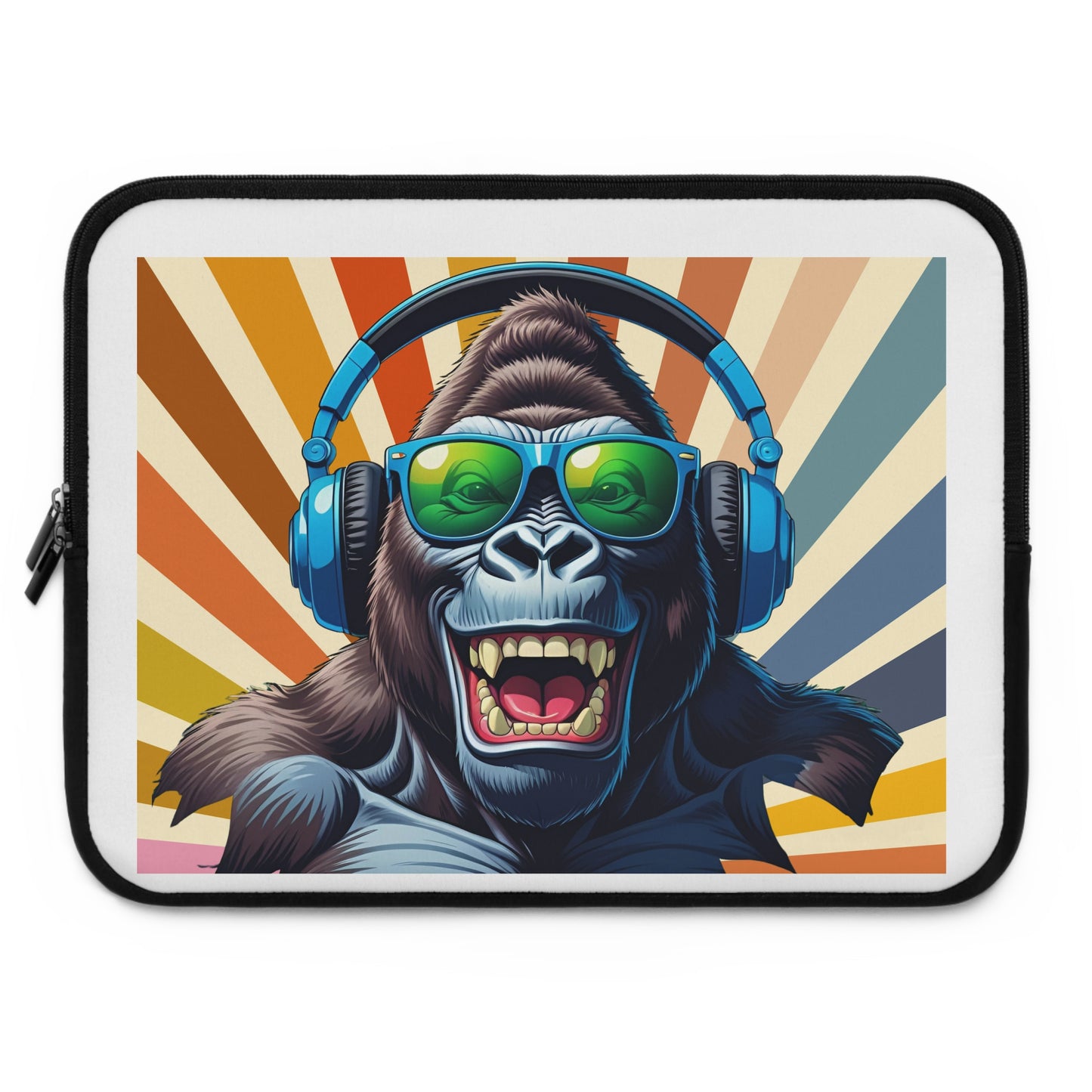 Music Makes Me Happy Laptop Sleeve