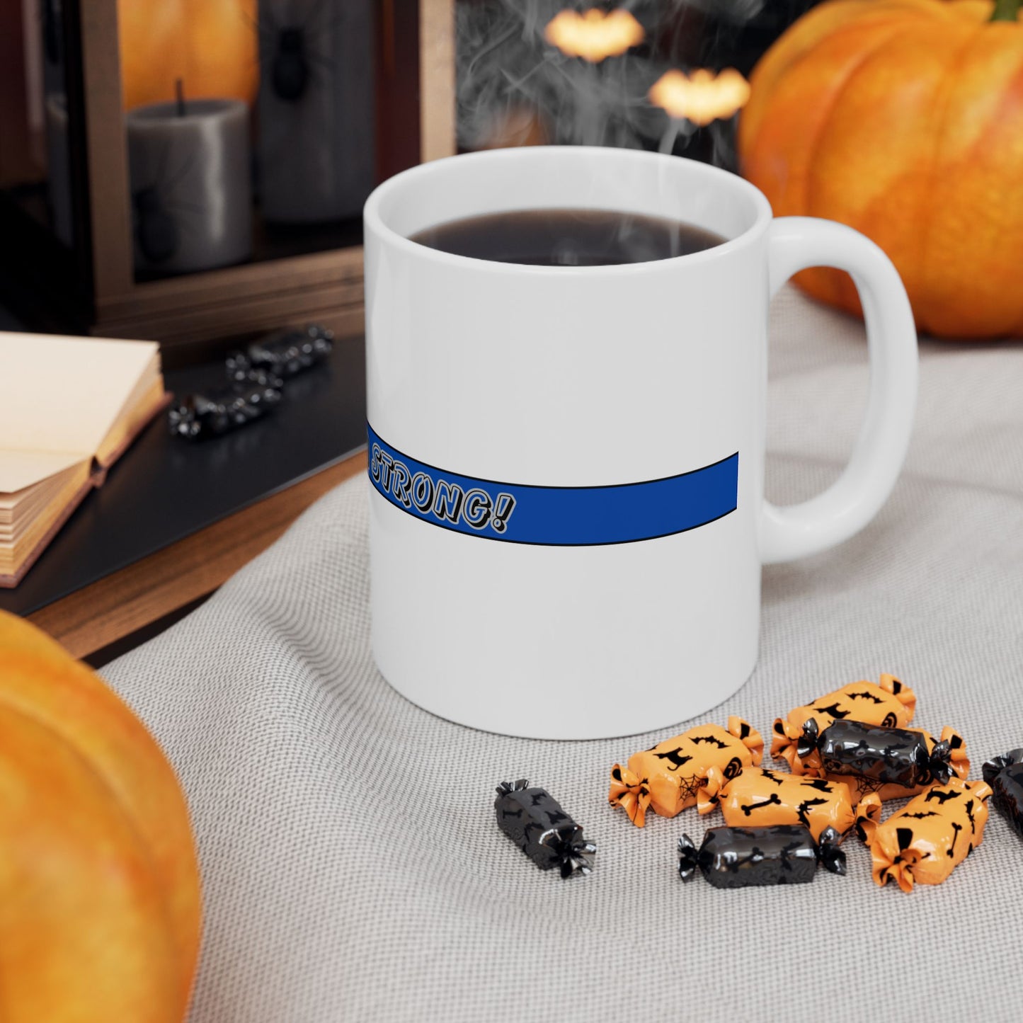 Thin Blue Line Mug - Get Gorilla Strong