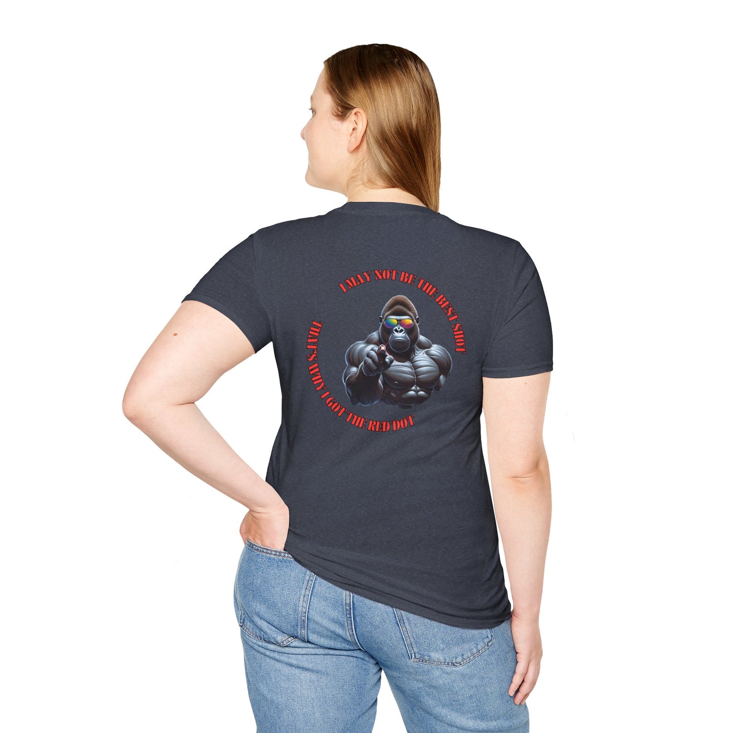 Laser Pointer T-Shirt - Funny - I May Not Be the Best Shot...