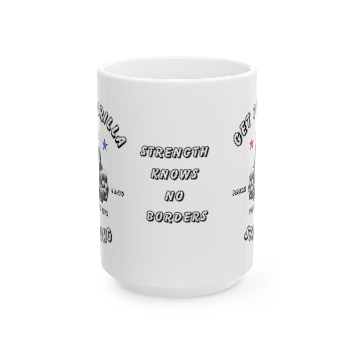 'Get Gorilla Strong!' Ceramic Mug, 11oz or 15oz