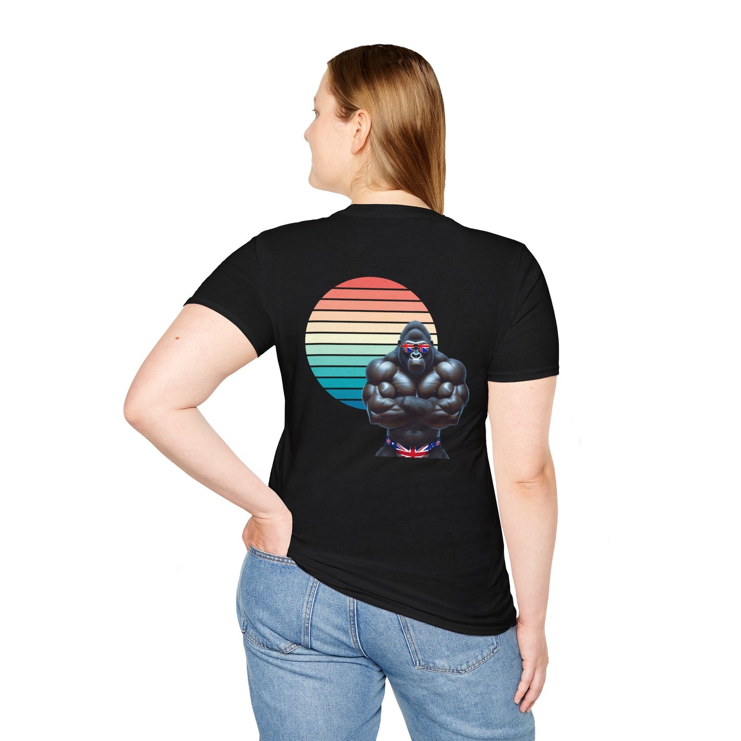 80's-Inspired Retro Graphic Tee - Australian Flag
