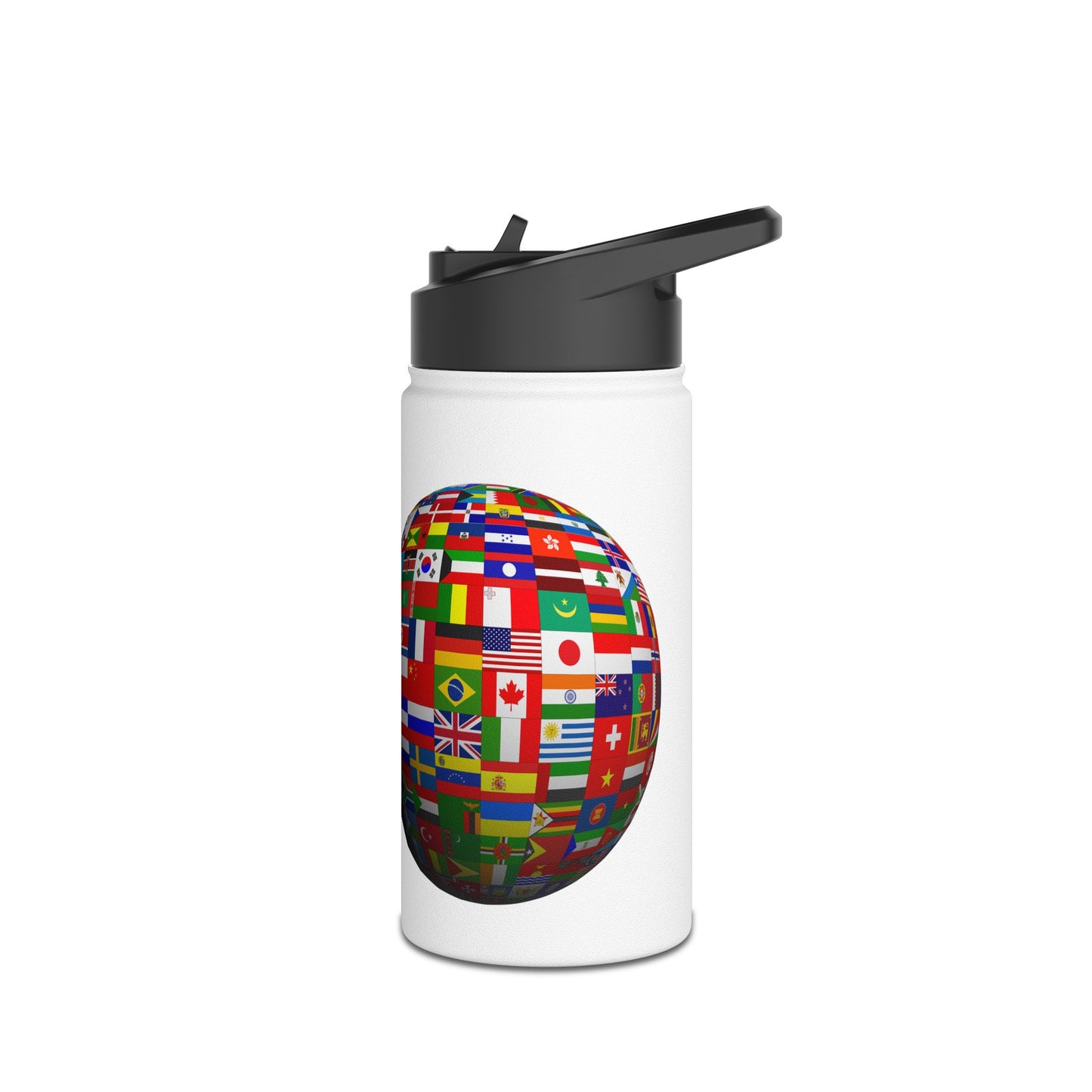 Water Bottle - 12oz, 18oz, 32oz - Strength Knows No Borders