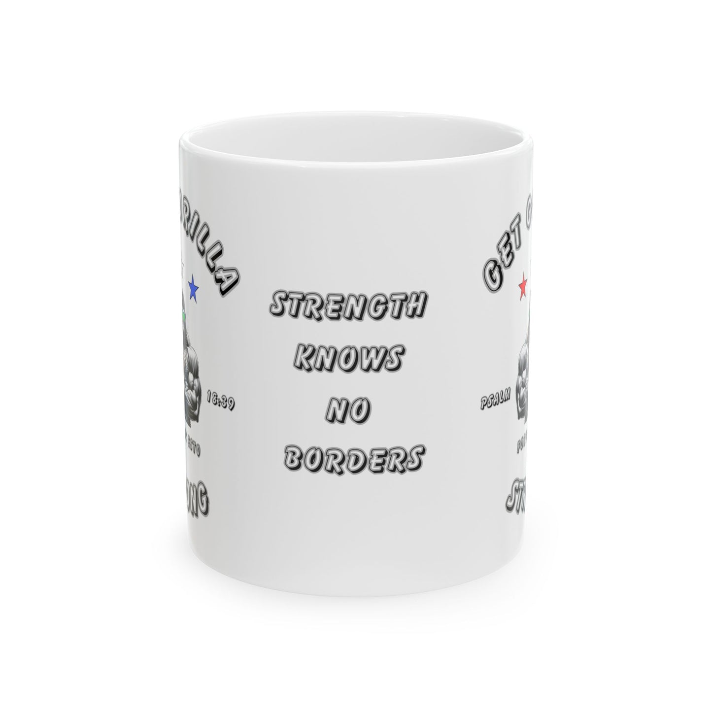 'Get Gorilla Strong!' Ceramic Mug, 11oz or 15oz
